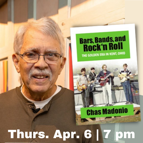 Thursday, Apr. 6 at 7:00 pm: Local Author Talk: Chas Madonio